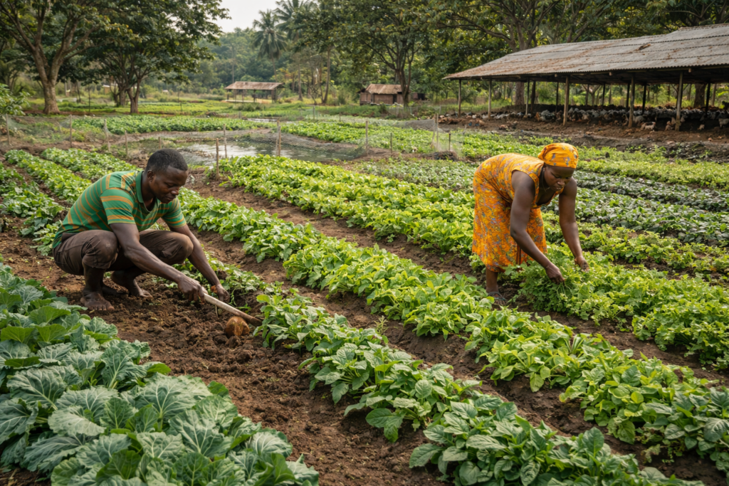maraichage à la ferme de SAFI